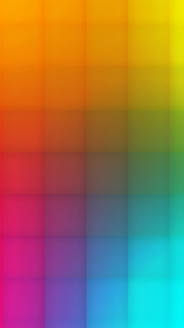 Rainbow Pixel Art iPhone 5s Wallpaper