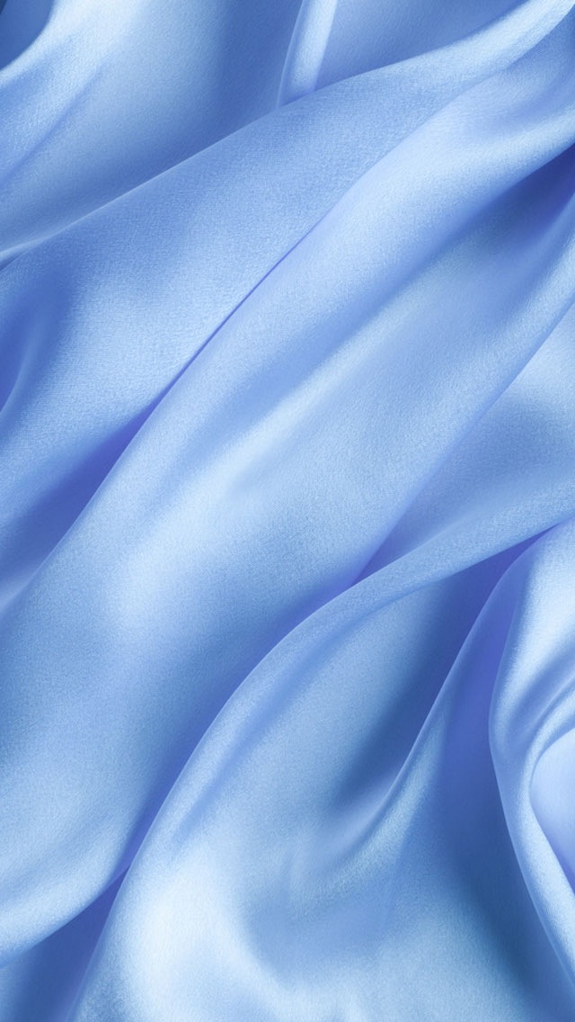 Smooth Blue Silk Wallpaper   Free iPhone Wallpapers