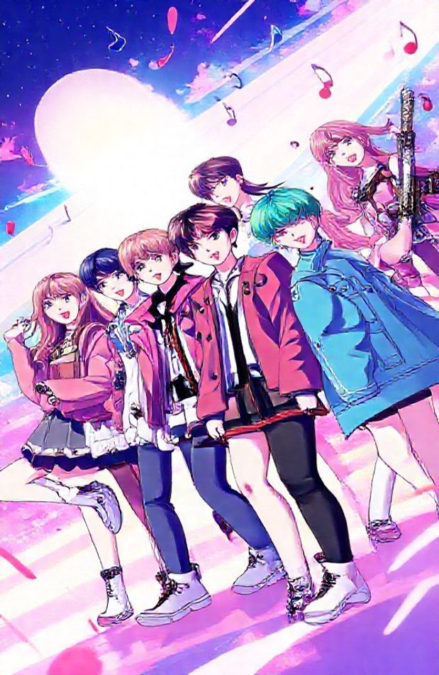 Bts And Blackpink Anime Wallpaper