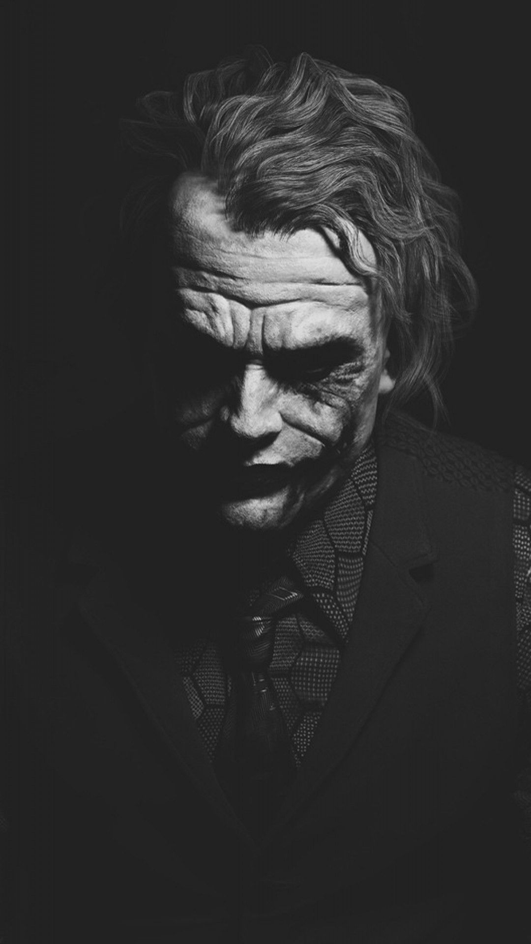 Heath Ledger Joker Monochrome Batman HD