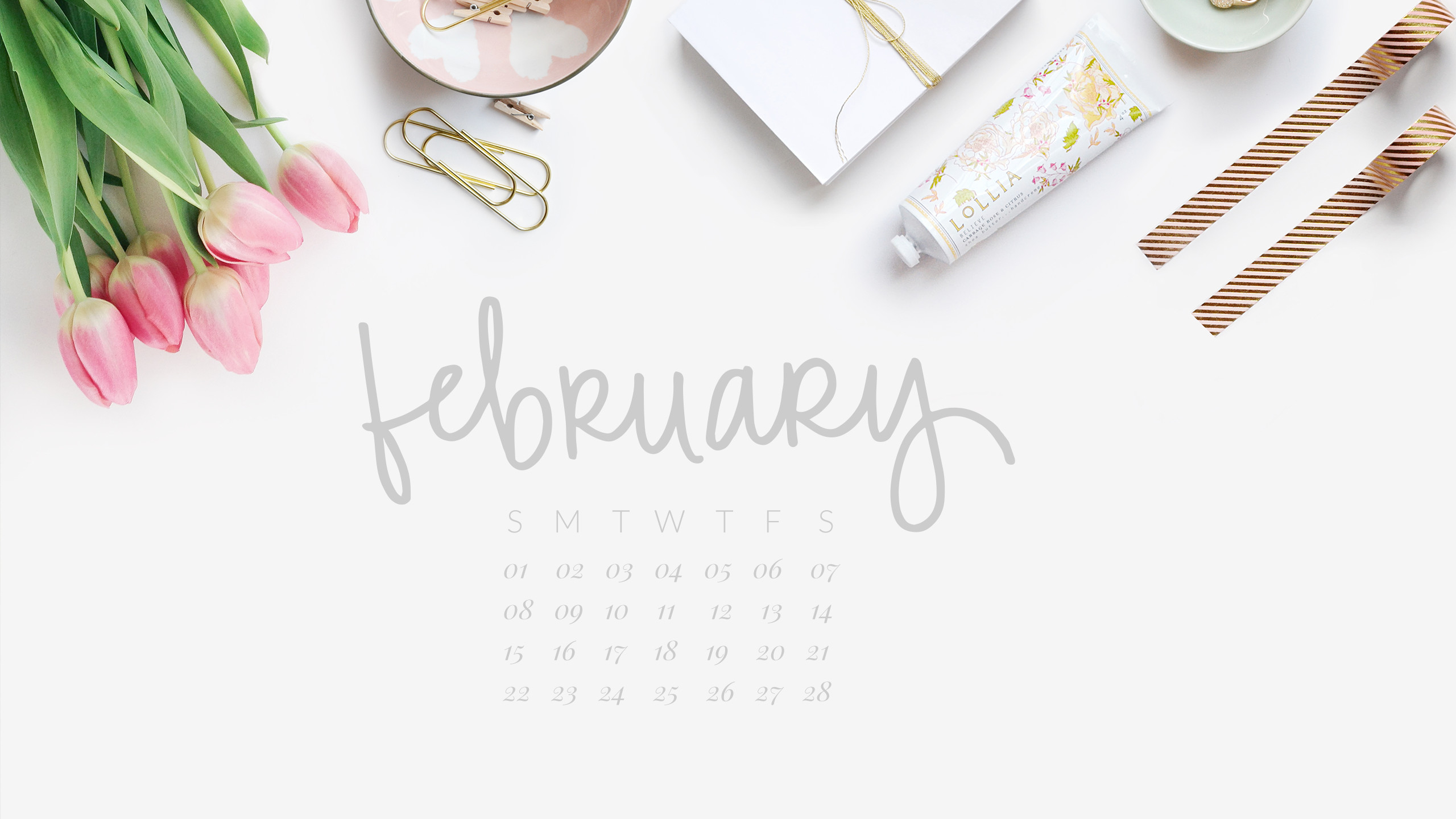 February Desktop Wallpaper Image