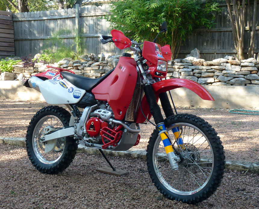 My Xr650r Ds Build Or All I Want For Christmas Is A Bionic Leg