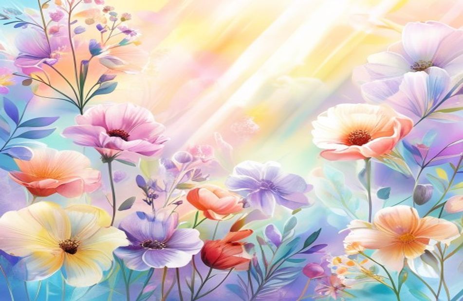 Aesthetic Flowers Wallpaper