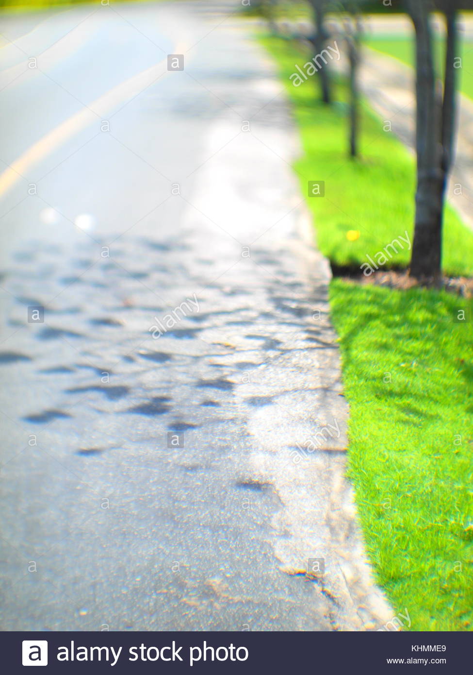 Blurred Background Blur Road Stock Photo