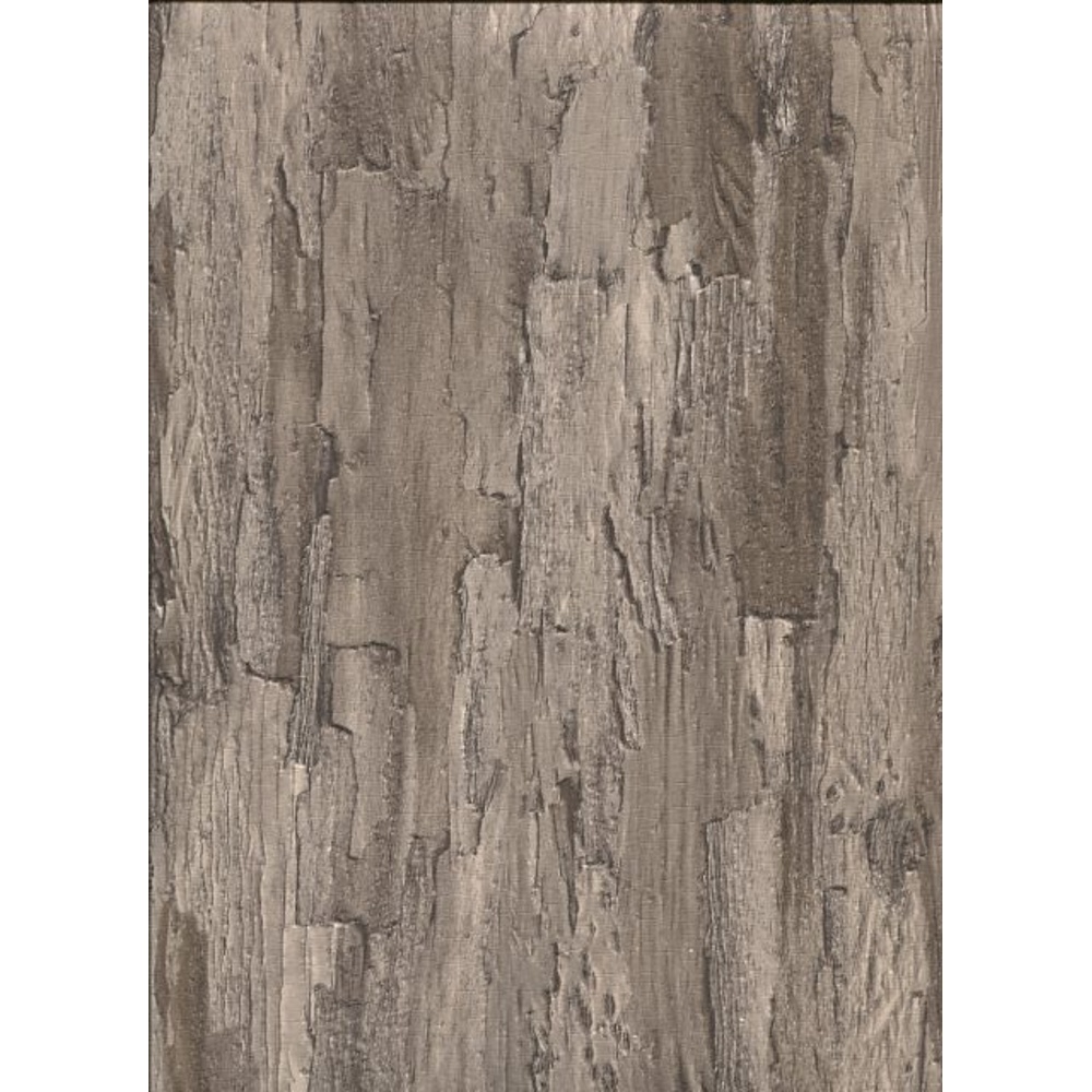 Bark Tree Wood Pattern Faux Effect Vinyl Embossed Wallpaper J27109