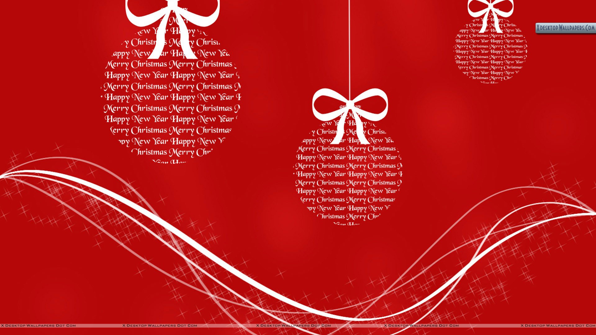 Happy New Year Merry Christmas Wallpaper