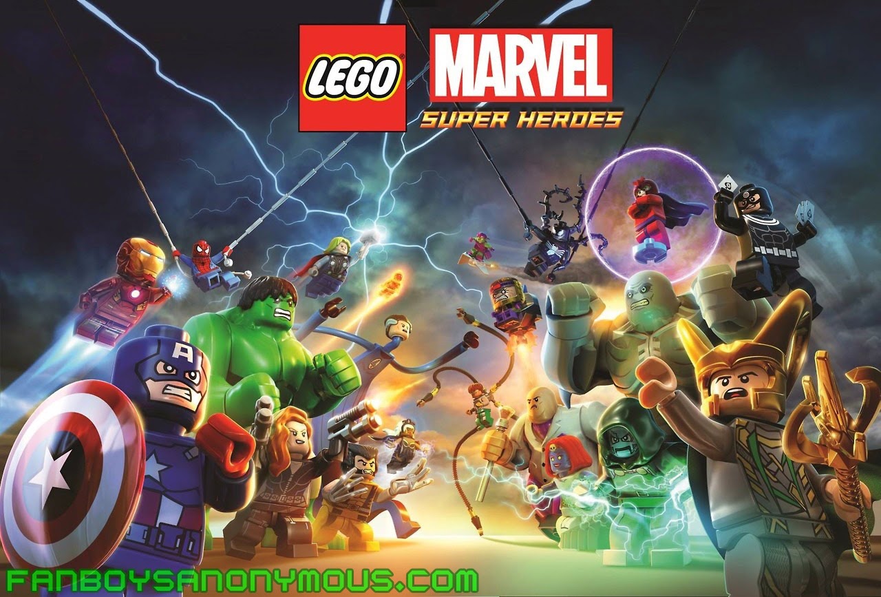 Lego Marvel Superheroes Main Cast Wallpaper