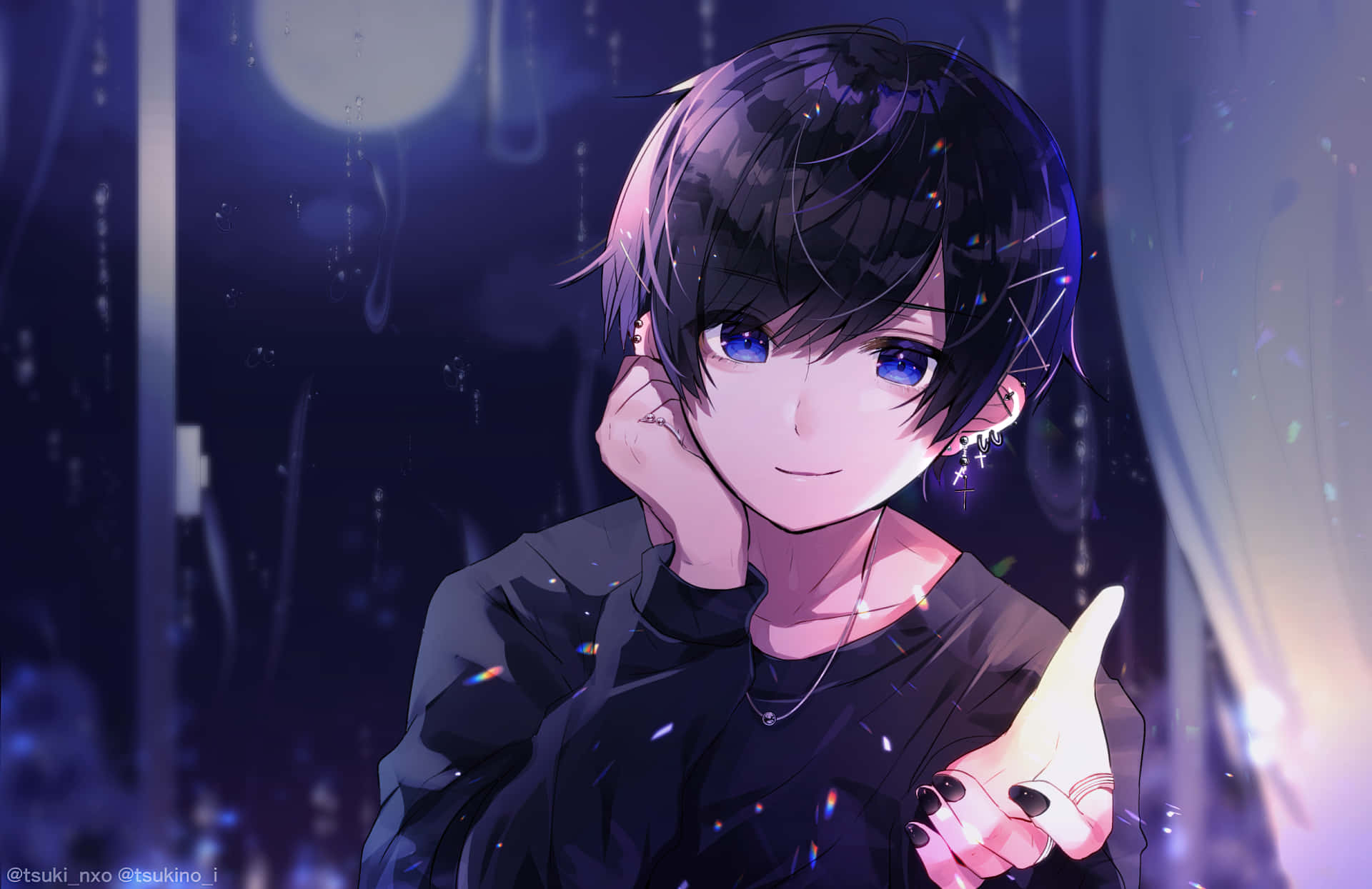 Dark Anime Boy Wallpaper