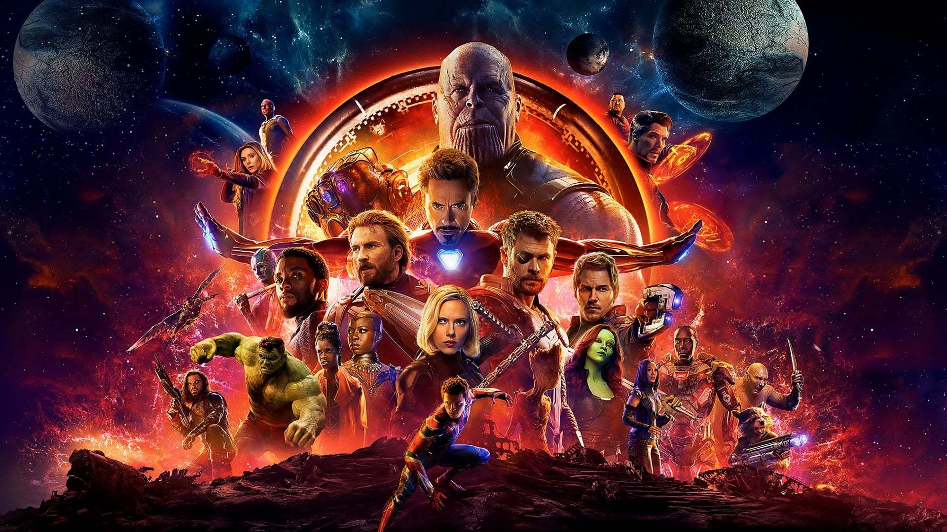 Avengers Infinity War Official Poster Wallpaper HD Movies 4k