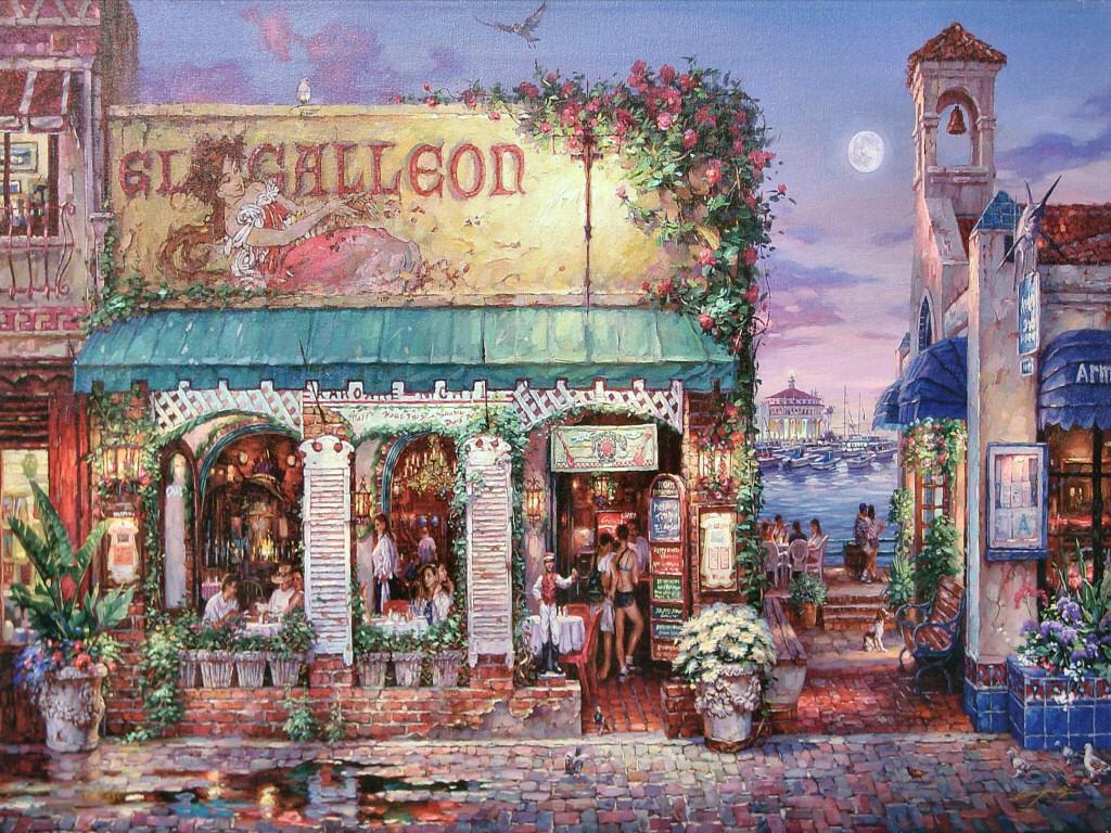 Cafe El Galleon Wallpaper HD