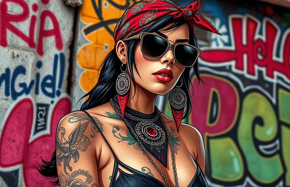 Mexican Gangster Girl Wallpaper