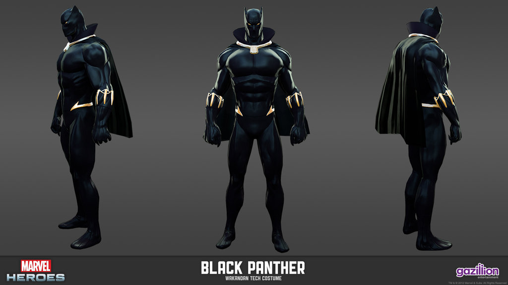 Modelsheet Blackpanther Wakandantech By Bc3d