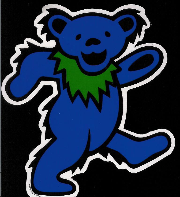 grateful dead dancing bears embroidery pattern