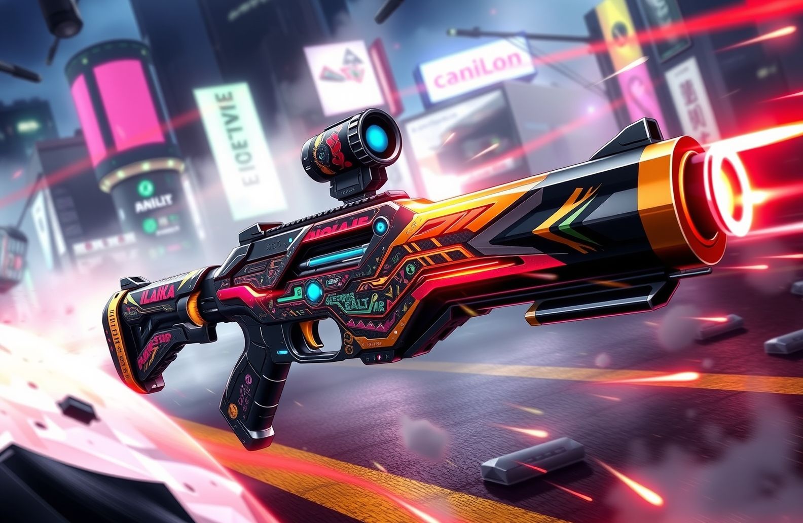 ArtStation - Low Poly M4 Rifle, image size:1584x1032