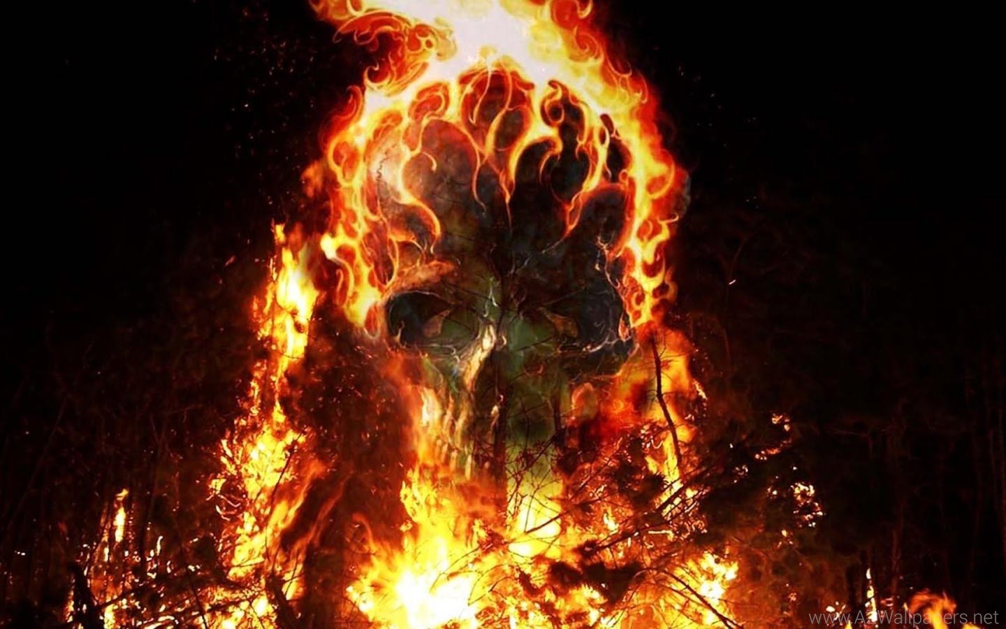 Fire Skulls Live Wallpaper Android Apps On Google Play