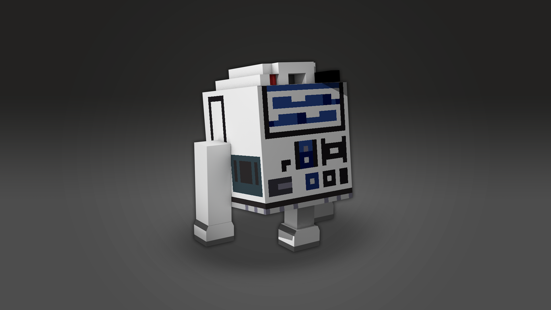R2d2 Minecraft Style I Star Wars X By Wiimuffin On