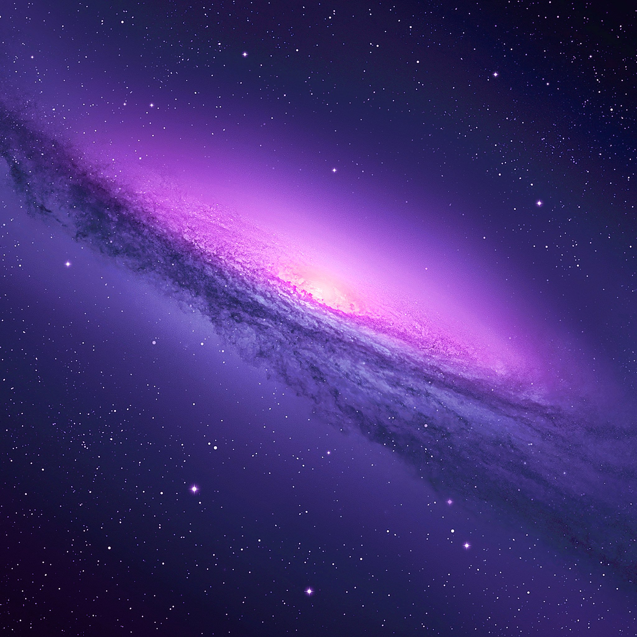 ios7 Blue Galaxy Y Parallax Hd Iphone Ipad Wallpaper