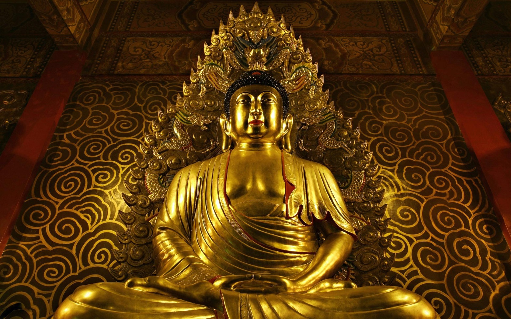 Buddha Statue Widescreen Wallpaper