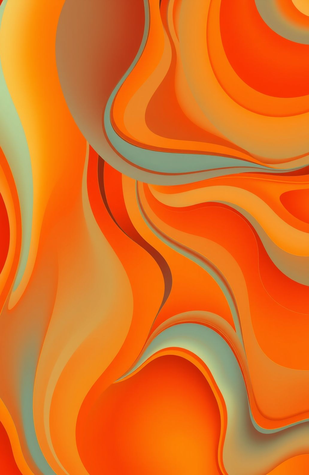 Abstract Orange Wallpaper