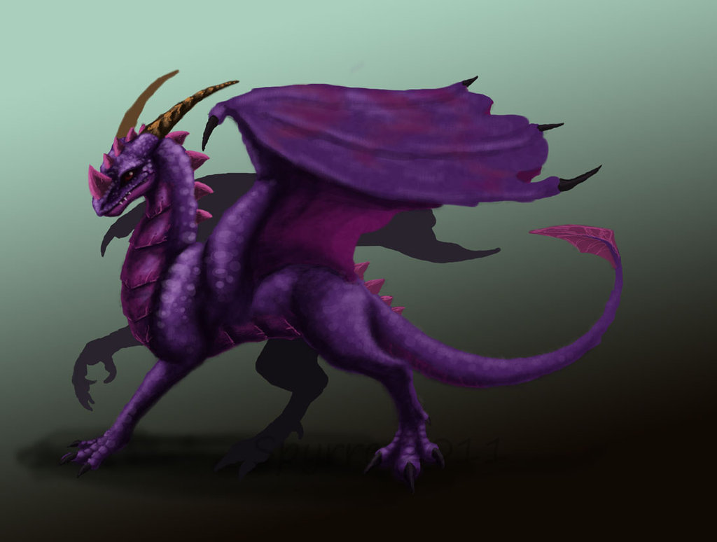 Purple Dragon By Spyrre