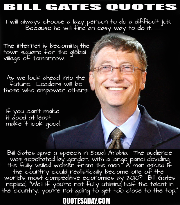 Pictures Bill Gates Quotes By Donald Trump