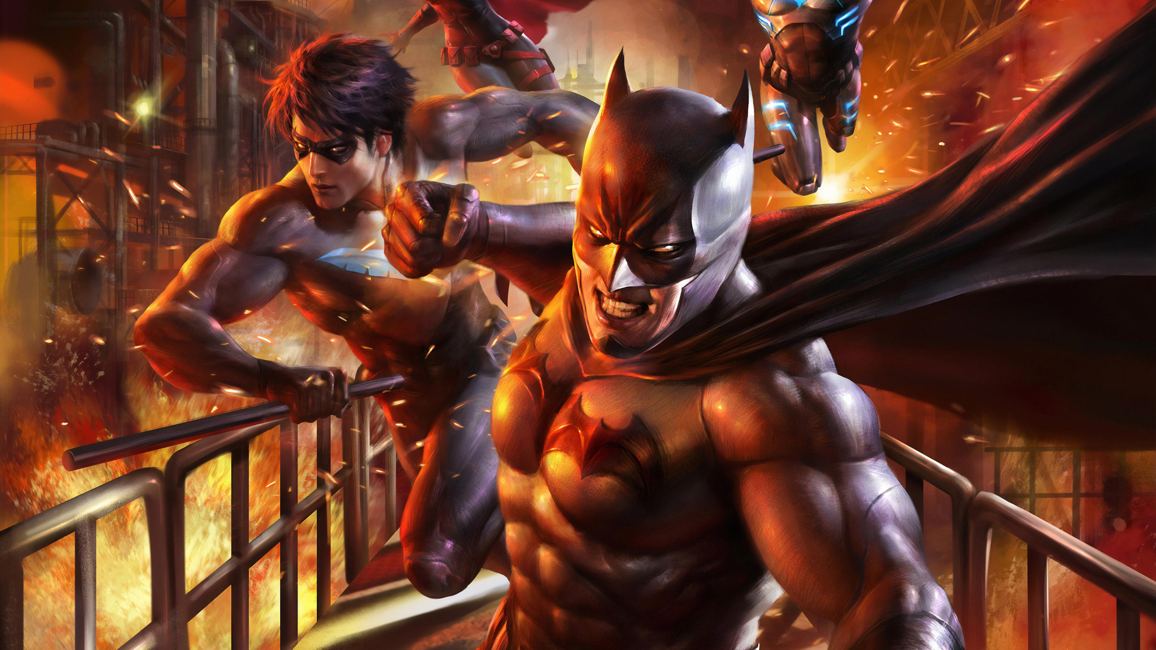 Batman And Nightwing 4k Wallpaper HD Superheroes