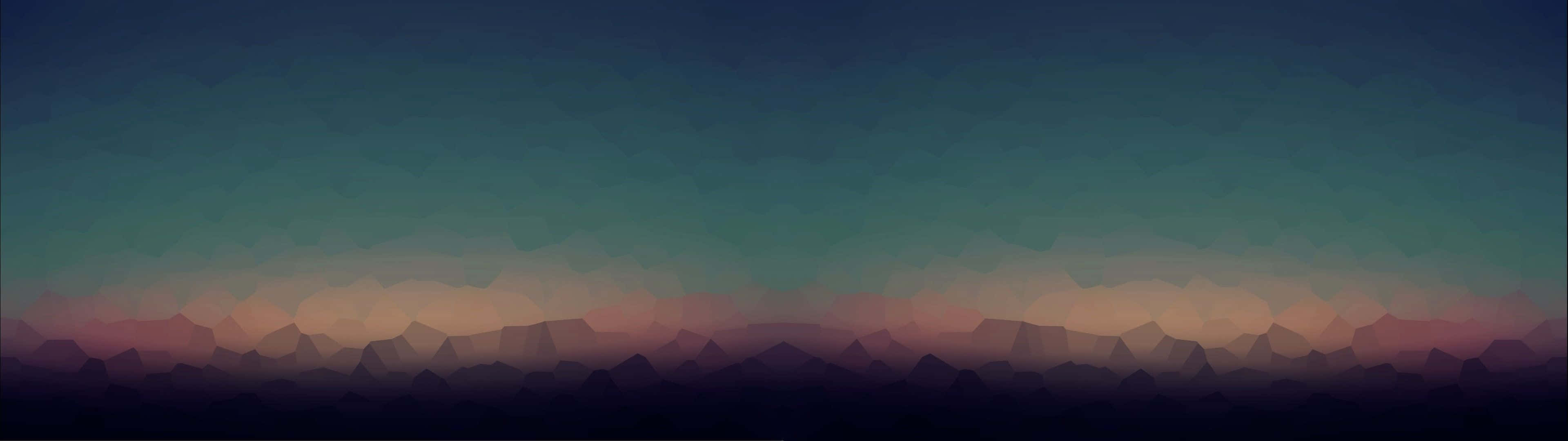 Minimalist Dual Monitor Wallpaper