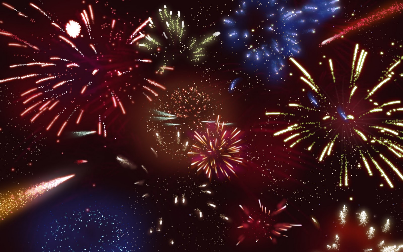 Year Fireworks High Definition New Wallpaper