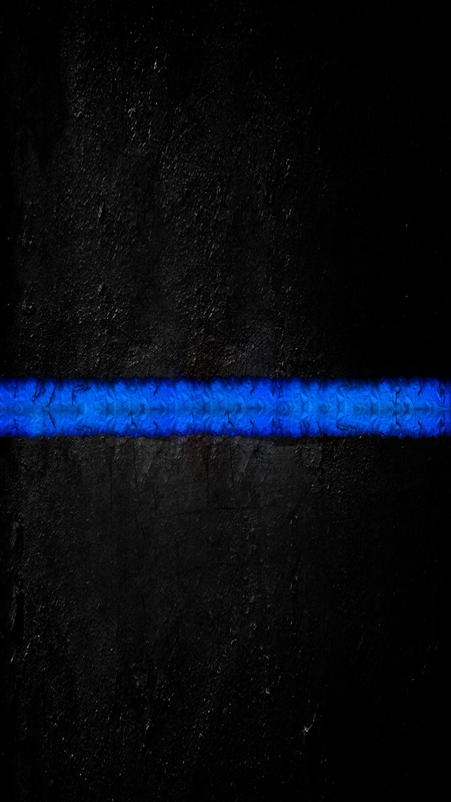 thin blue line iphone wallpaper