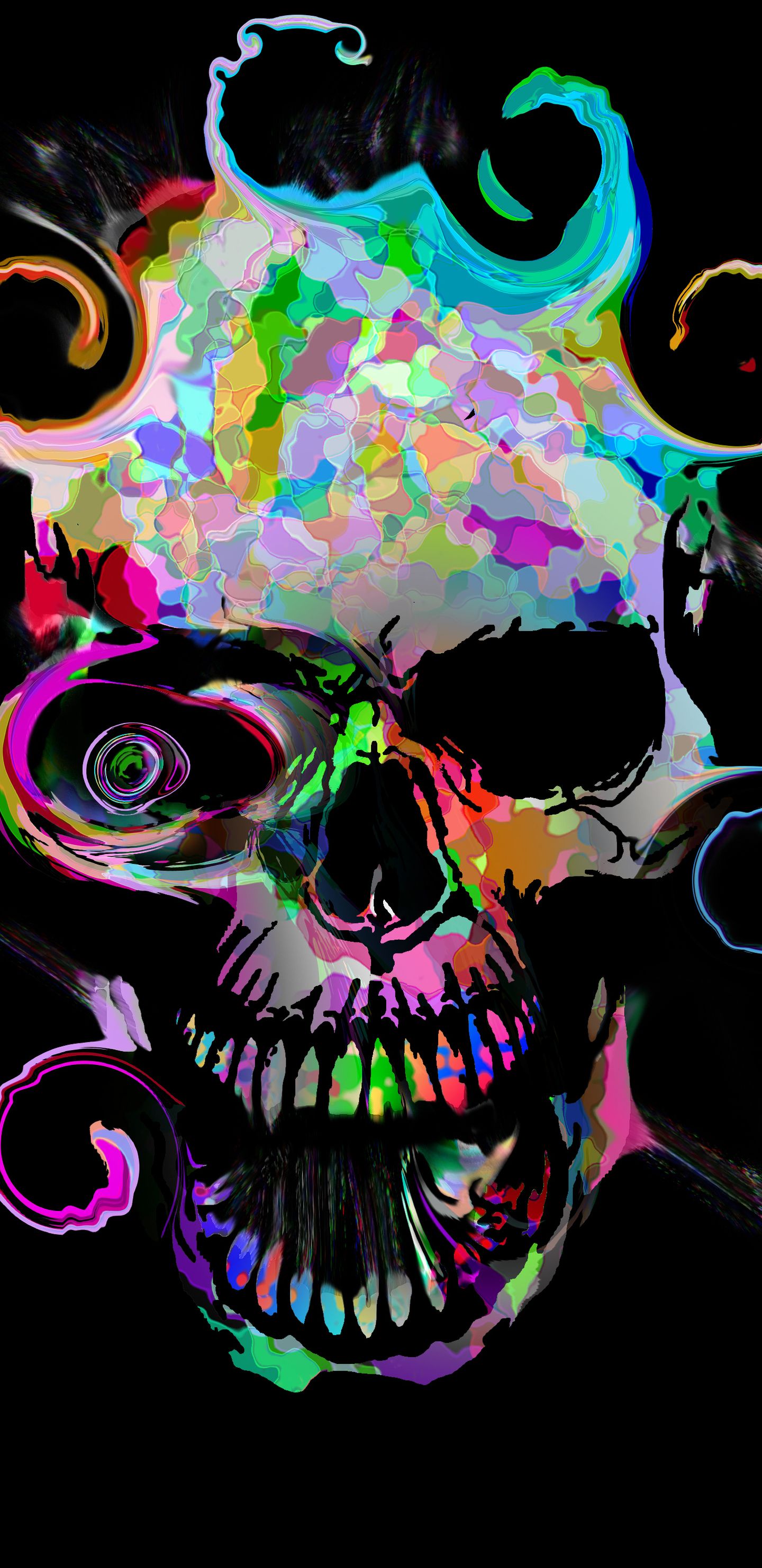 Skull Tablet Wallpaper Top Background
