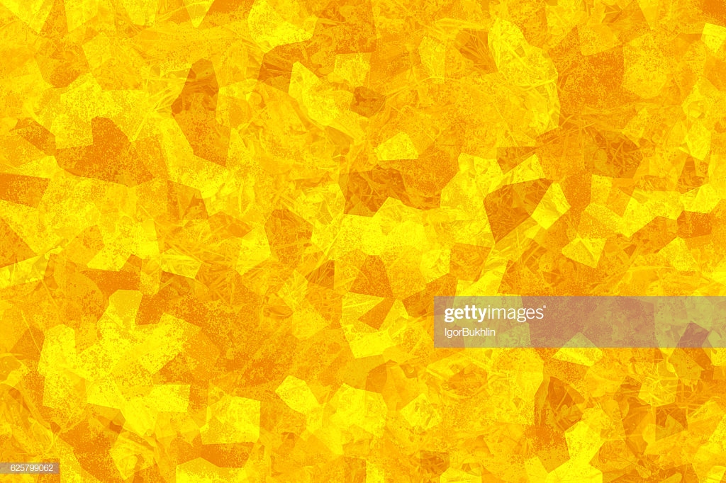 Yellow Abstract Texture Mosaic Wallpaper Crystallized Structure