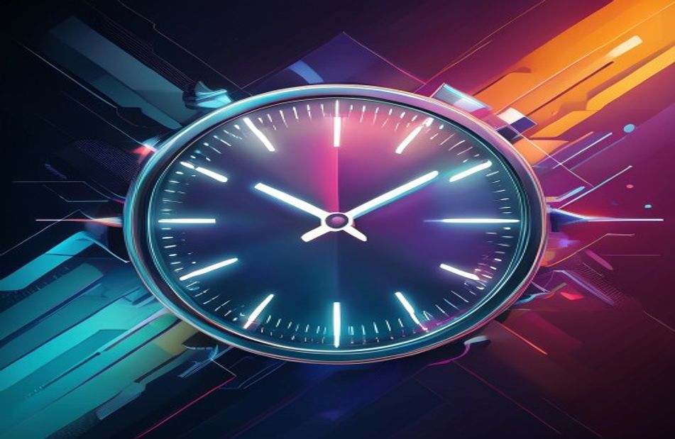 Digital Clock Wallpaper