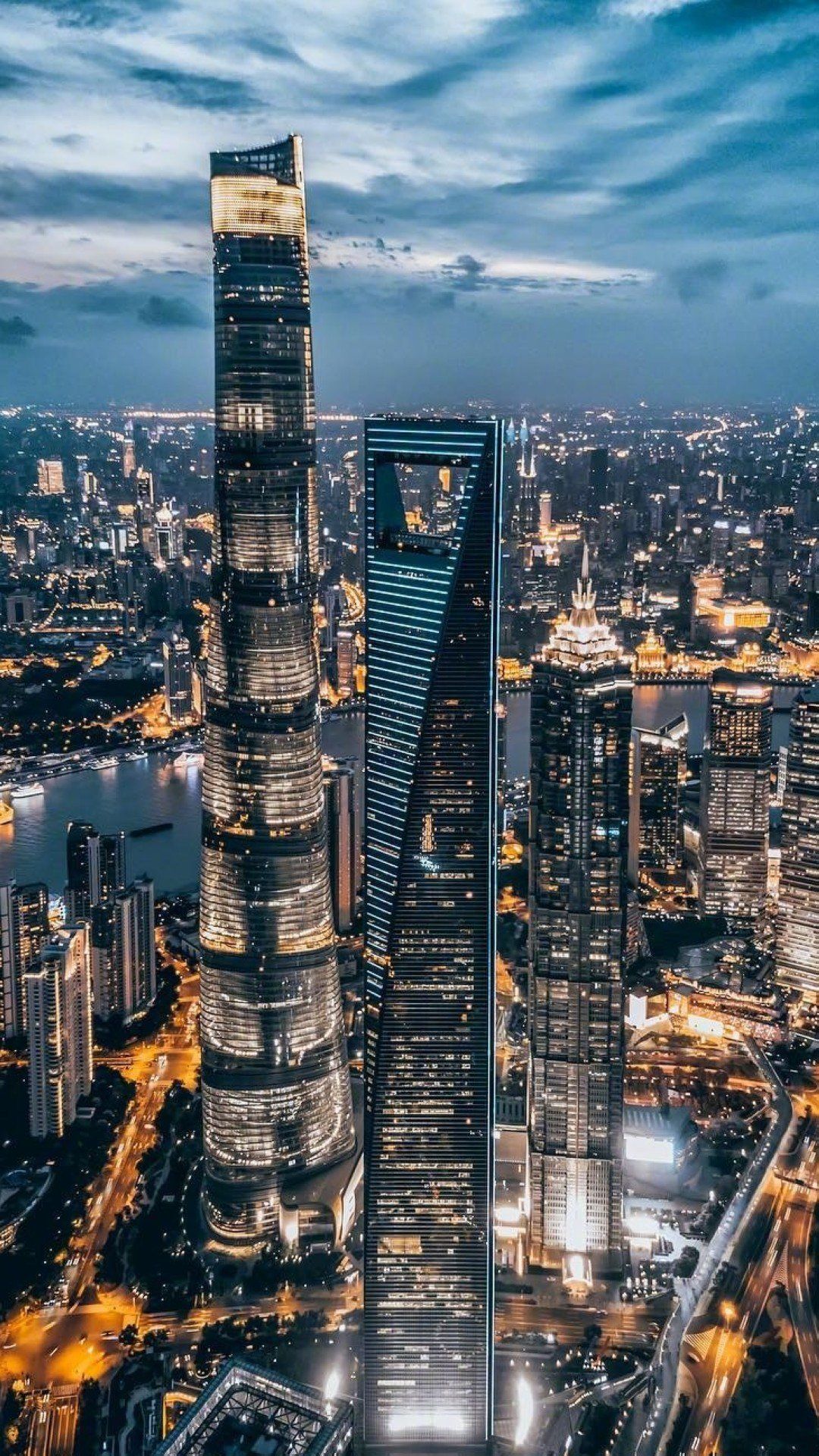 Phone Wallpaper Shanghai China Architecture