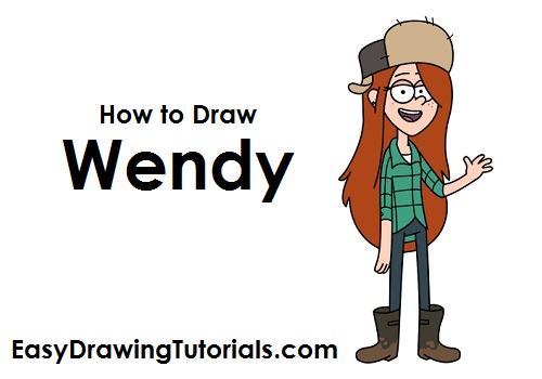 How To Draw Wendy Gravity Falls Corduroy