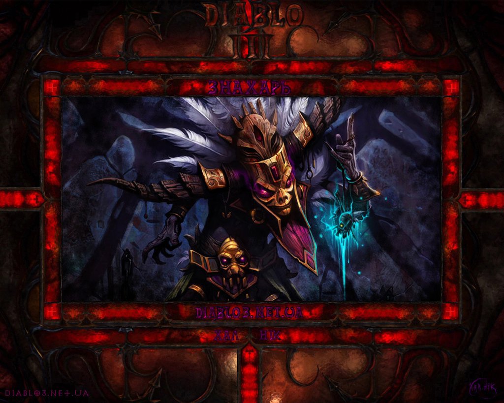 Wallpaper Diablo3 Witch Doctor By Khalnik