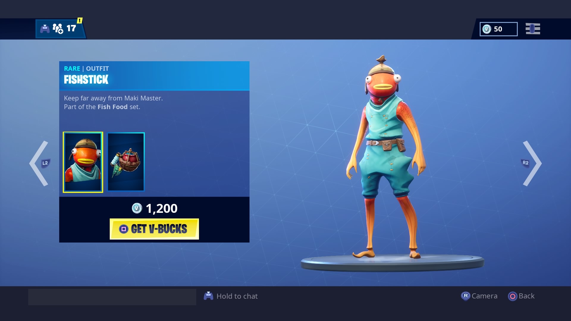 Fortnite Frozen Fishstick Skin  Character PNG Images  Pro Game Guides