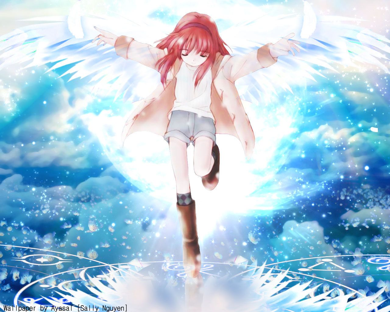 On My Way To Heaven Kanon Wallpaper