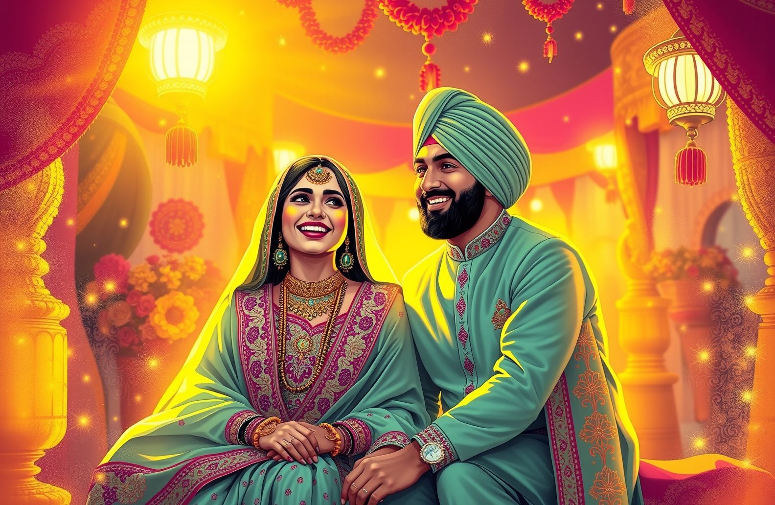 Punjabi Couples Wallpaper