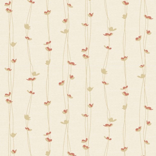 Flowers Beige Textured Effect Self Adhesive Wallpaper Sticky Back