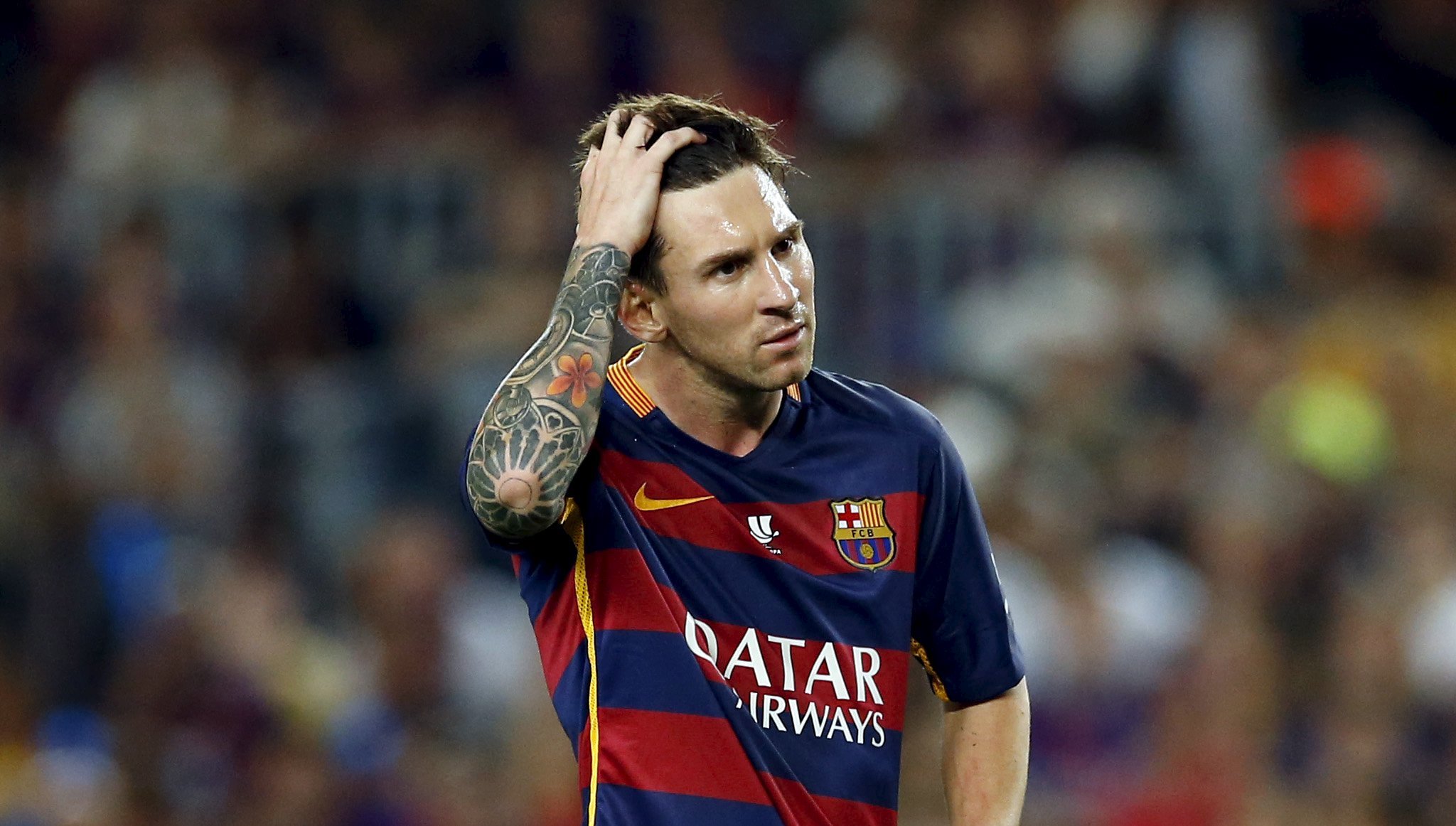 La Delusione Di Leo Messi Dopo L1 Contro Lathletic Bilbao Jpg