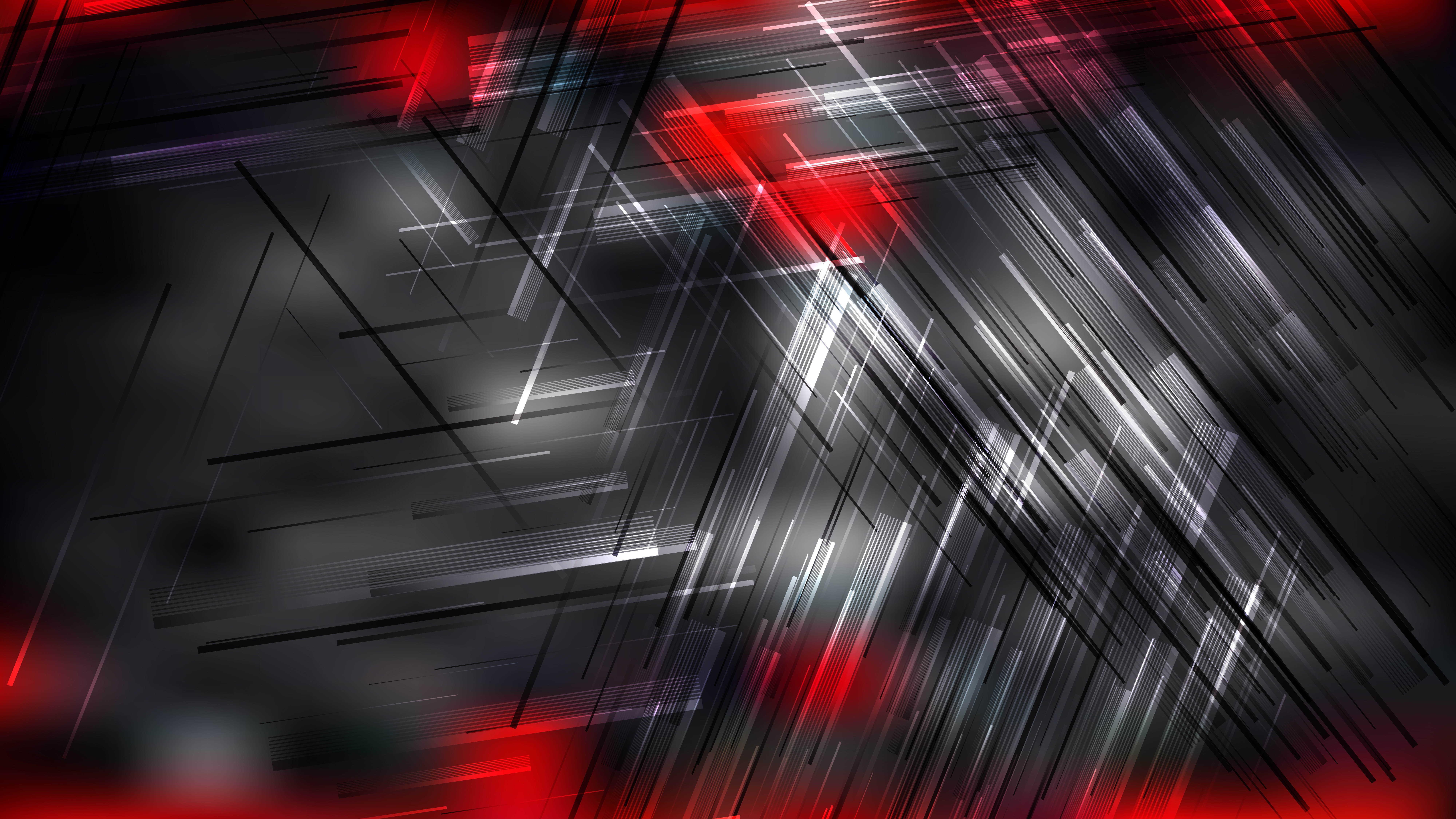Cool Red Random Lines Background