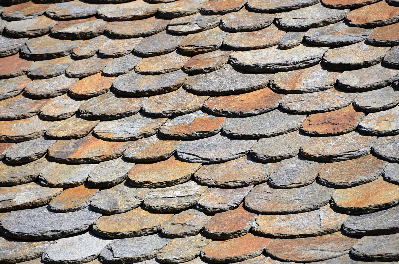 Wallpaper Slate Roofing Auvergne Background Photo From