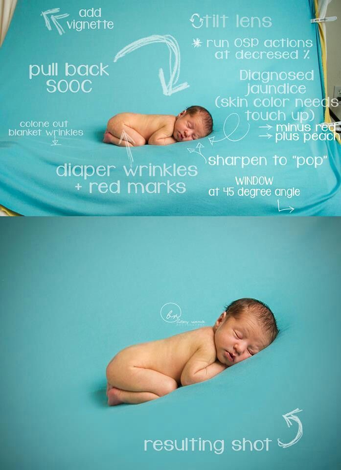 How To Get Smooth Background Blankets When Editing Newborn