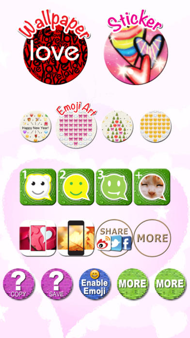 Valentines Day Love Stickers Emoji Art Wallpaper