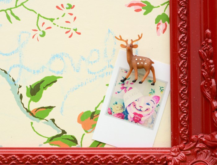 Use Mod Podge To Make An Easy Vintage Wallpaper Covered Magic