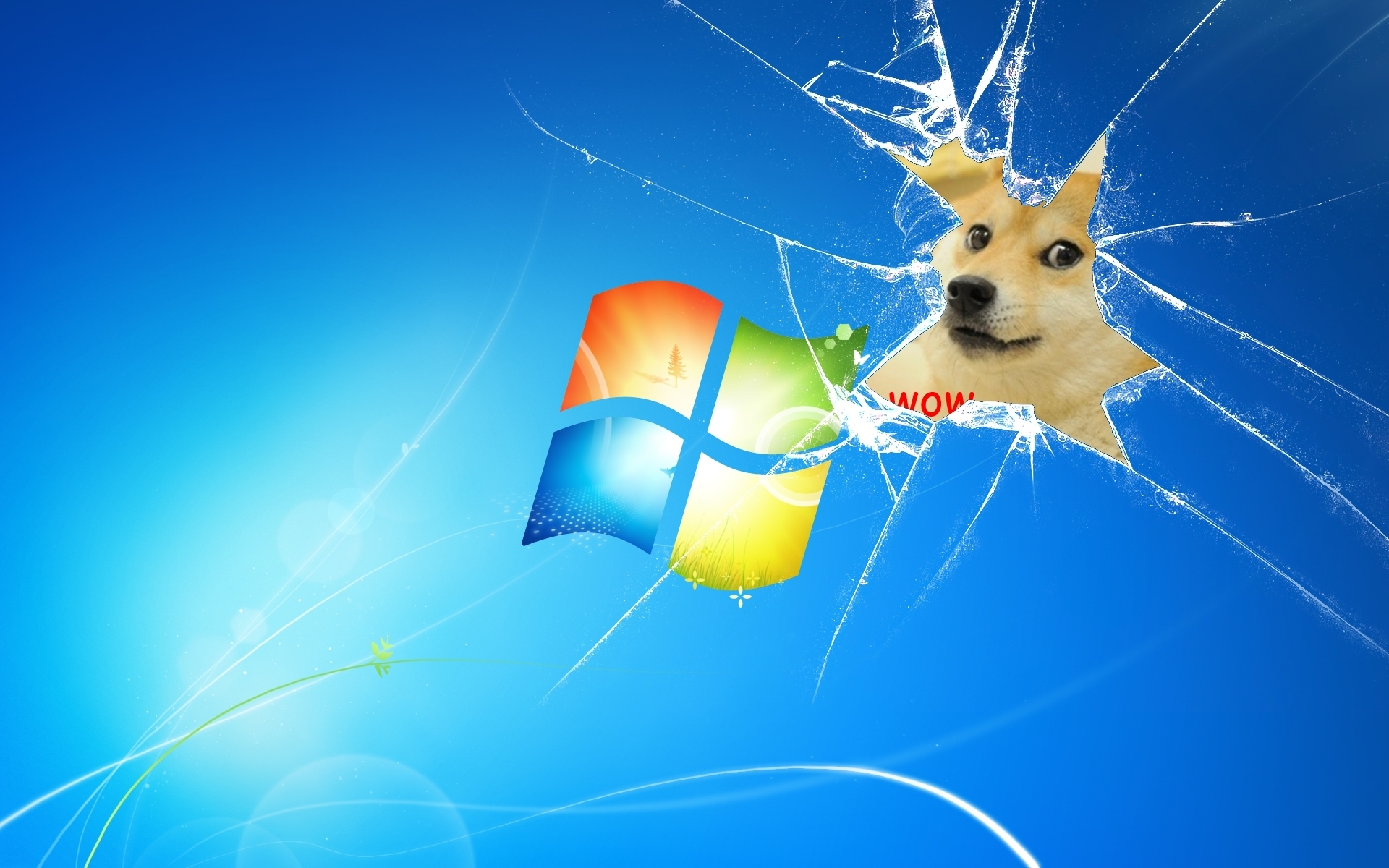 Windows Doge Wallpaper