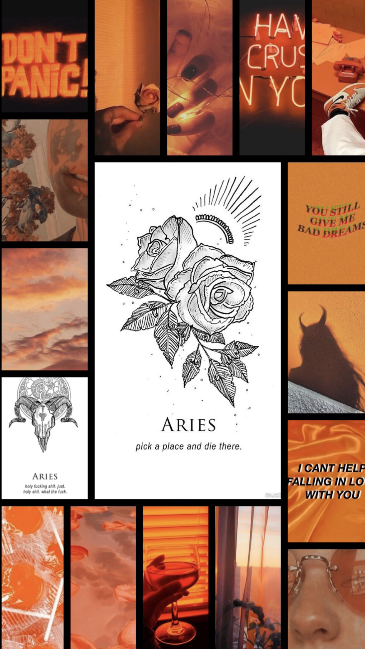 Aries Aesthetic Wallpaper Zodiac Facts Astrology
