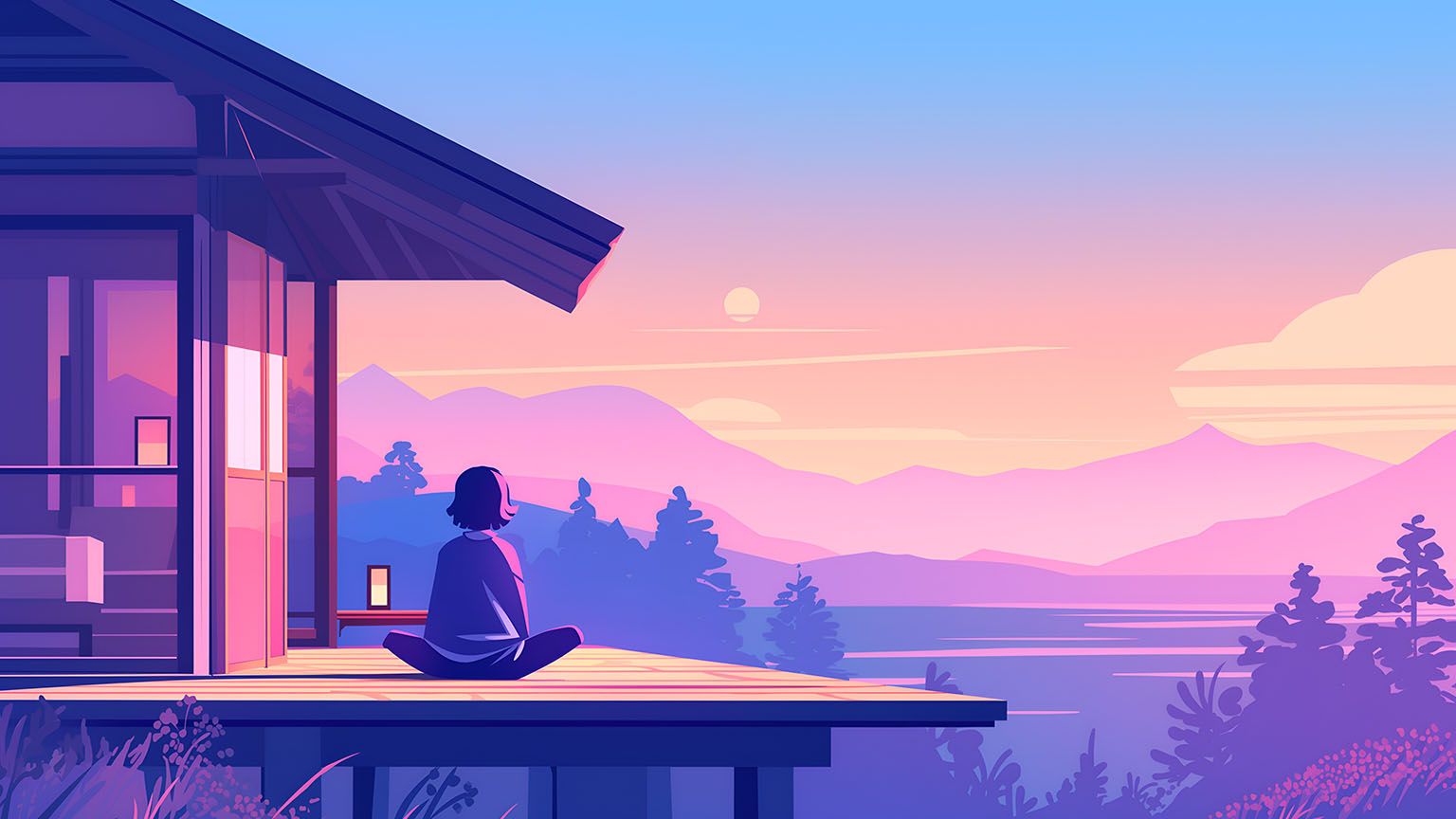 Lo Fi Aesthetic Landscape Wallpaper By Achimc15