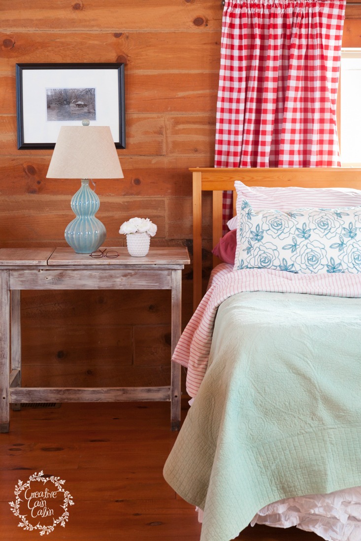 Master Bedroom Buffalo Check And Turquoise Creative Cain Cabin