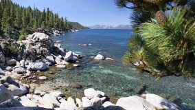 Lake Tahoe With Natural Audio In The Background Water Birds Etc